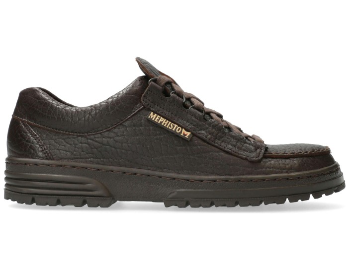 Mephisto CRUISER Men's lace-up shoe - Dark Brown Leather